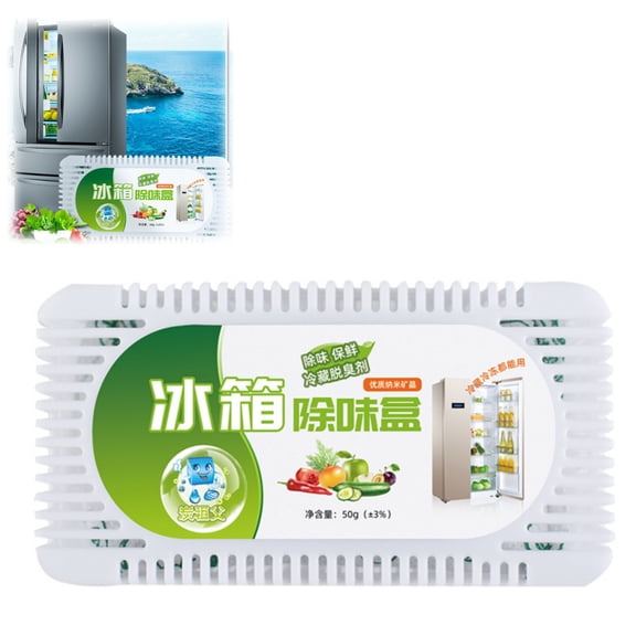 Fridge Deodorizer-Unscented Activated Charcoal Refrigerator Deodorizer for Freezers, Coolers, and Lunch Boxes
