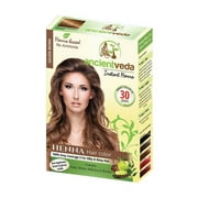 Ancient Veda Instant Henna Permanent Golden Brown Hair Color 60 Grams Powder