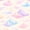 Color 2, variant on Peel and Stick Wallpaper Colorful Clouds Sunset Sky Pastel Hues Light Wall Mural 23.6in x 9.8ft Self Adhesive Removable Wall Paper Renter Friendly Wallpaper for Nursery Bedroom Cabinets