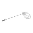 thumbnail image 4 of 10 piezas DIY Zulema pegamento en la Base hoja solapa Pin Boutonniere Craft Plata Base del pin del palito de la solapa, 4 of 8