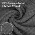 thumbnail image 5 of Sortora Kitchen Towels 100% Cotton, Super Soft and Absorbent Quick Drying Dish Towels for Kitchen ,Kitchen Towels Set, 15 x 25", Great for Cooking in Kitchen or Household Cleaning, 3 Pack, Grey, 5 of 7