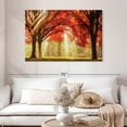 thumbnail image 2 of Elephant Stock Everland Wall Art - Horizontal Canvas Wall Art - Living Room Wall Decor - Nature Canvas - Red And Brown Decor By Lars Van De Goor - 48" x 32", 2 of 4
