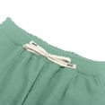 thumbnail image 5 of Dmsael Boys Corduroy Casual Pants Fashion Loose Fit Wide Leg Pants Straight Sweatpants Elastic Waist Drawstring (Light Green,13-14 Years), 5 of 6