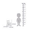 thumbnail image 2 of Jack Post Children's Rocker in White, 2 of 9