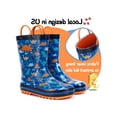 thumbnail image 3 of Kushyshoo Rubber Kids Rain Boots Blue Dinosaurs Rain Boots for Toddler Boys Sizes 5, 3 of 6