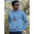 thumbnail image 2 of Independence Statue Of Liberty Hoodie Men -Image by Shutterstock, Male 3X-Large, 2 of 4
