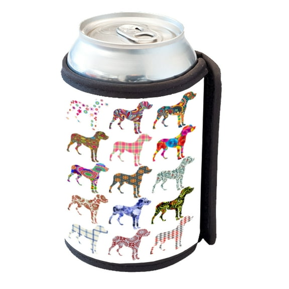 KuzmarK Insulated Drink Can Cooler Hugger - Great Dane Dog