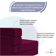 thumbnail image 4 of Sofá Cama Plegable - Individual - Vino MEMORY FOAM HOME SOFA CAMA COZY, 4 of 9