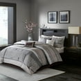 thumbnail image 2 of Gracie Mills Hickman 7-Piece Transitional Striped Jacquard Comforter Set - GRACE-14306, 2 of 5
