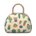 thumbnail image 2 of Cute Kawaii Cactus Lunch Bag – Leakproof and Insulated Tote with Adorable Desert Plant Print, 2 of 4