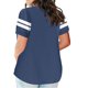 thumbnail image 4 of mfyjkho Tops Para Hacer Ejercicio Para Mujer, Blusa Holgada De Cuello En V Para Mujer, Informal, De Manga Corta, A La Moda Tops Para Salir L, 4 of 6