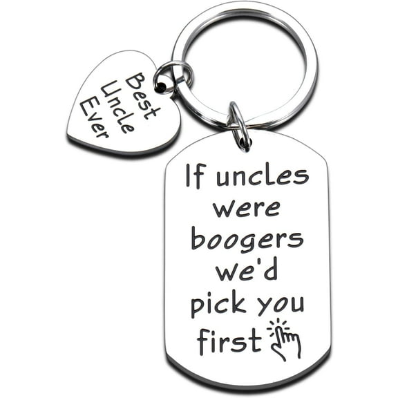 Uncle Christmas for Men Uncle Gifts from Nephew Niece Funny Uncle Keychain Christmas for Uncle Birthday Thanksgiving Wedding Gifts for Uncle Best Uncle Ever Gift for Him Fun Uncle Gifts from Niece