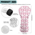 thumbnail image 6 of Yuyamidu Golf Ball Golf Club Head Covers Pink Bow Driver Headcover Fairway Wood Head Cover Hybrid Headcover, Waterproof PU Leather Golf Head Covers, 6 of 8