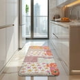 thumbnail image 4 of Pioneer Flower Floral Print Pattern Kitchen Rug Mat,Kitchen Runner Rugs Non Skid Washable,Decorative Kitchen Floor Mats for Kitchen,Sink,Laundry,17"x47.2", 4 of 7