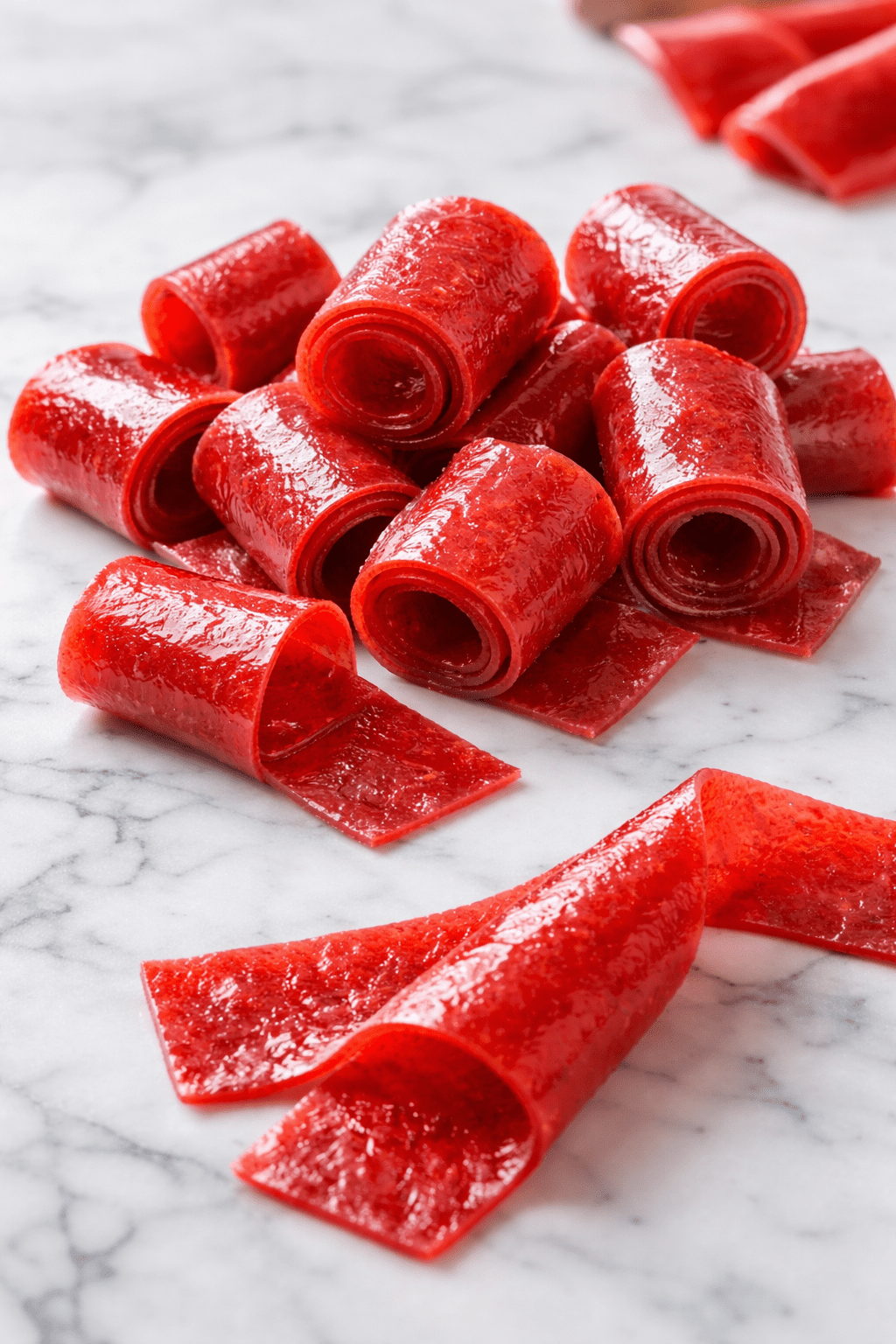 The Froot Thief Fruit Whips - 3 Flavors; 5 Each: Strawberry, Mango, Apple | Shawhan Farms Chamoy Mix & MerlinsMart Zine