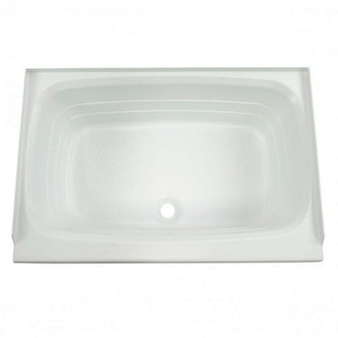 Lippert 209648 Sinks Better Bath 24" X 36" Rv Bath Tub Center Drain White