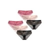 BCBGMAXAZRIA Women’s 6 Pack Venice Lace Cheeky Panty