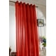 thumbnail image 4 of Cortina de ventana Macarena Panel jacquard 100x200cm Moderna roja, 4 of 8