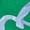 KELLY GREEN, variant on Instant Message - Blue Bows Short Sleeve Graphic T-Shirt