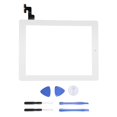 thumbnail image 1 of Kit Pantalla Táctil de Cristal,Reemplazo del Pantalla Táctil con el Botón Home para ipad2 A1395 / A1396 / A1397(Blanco) Ecomeon no, 1 of 3
