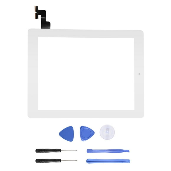 ZOUSSIQI Screen Glass Assembly Digitizer Replacement Fix Cracked for IPad2 A1395/A1396/A1397 White EL225#38410