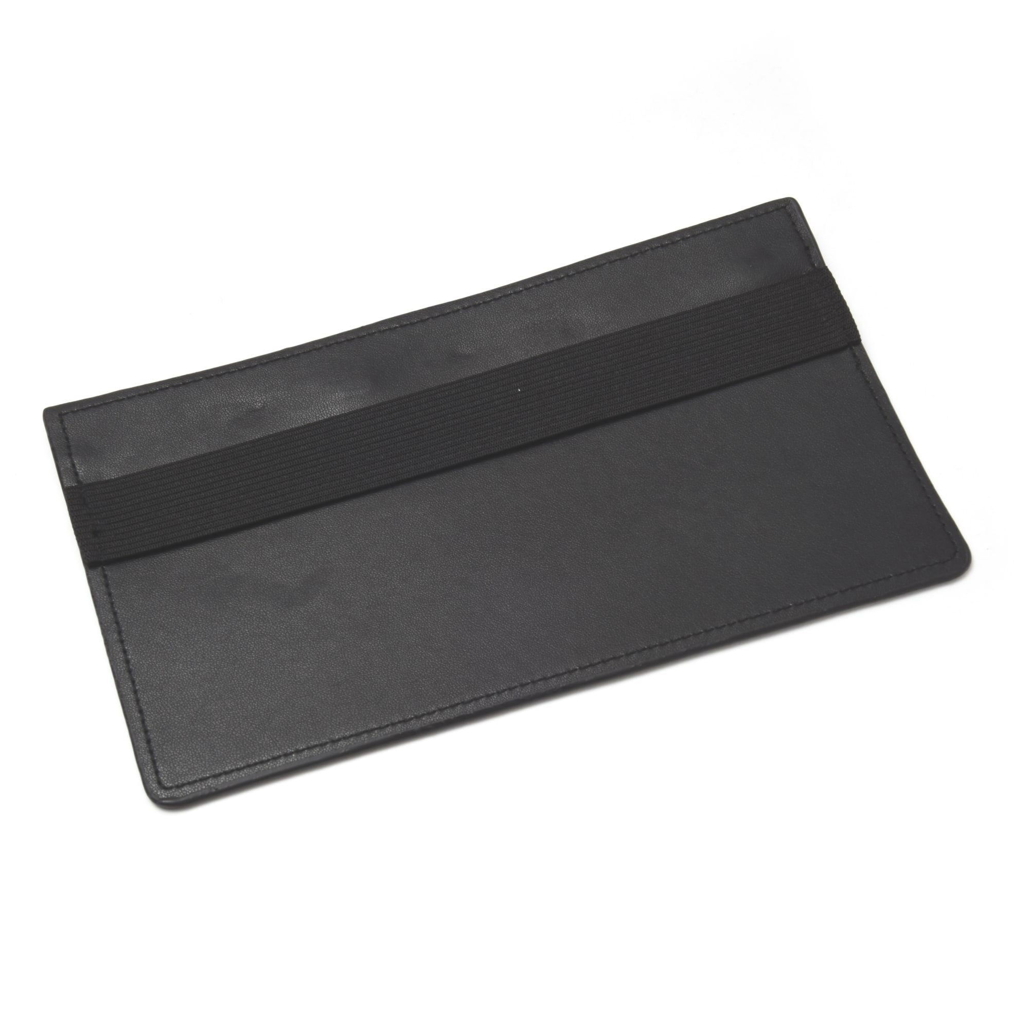 russell+hazel Black Vegan Leather Pencil Case
