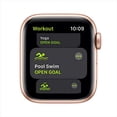 thumbnail image 2 of Apple Watch SE (GPS + Cellular, 40mm) - Gold Aluminum Case with Plum Sport Loop, 2 of 5