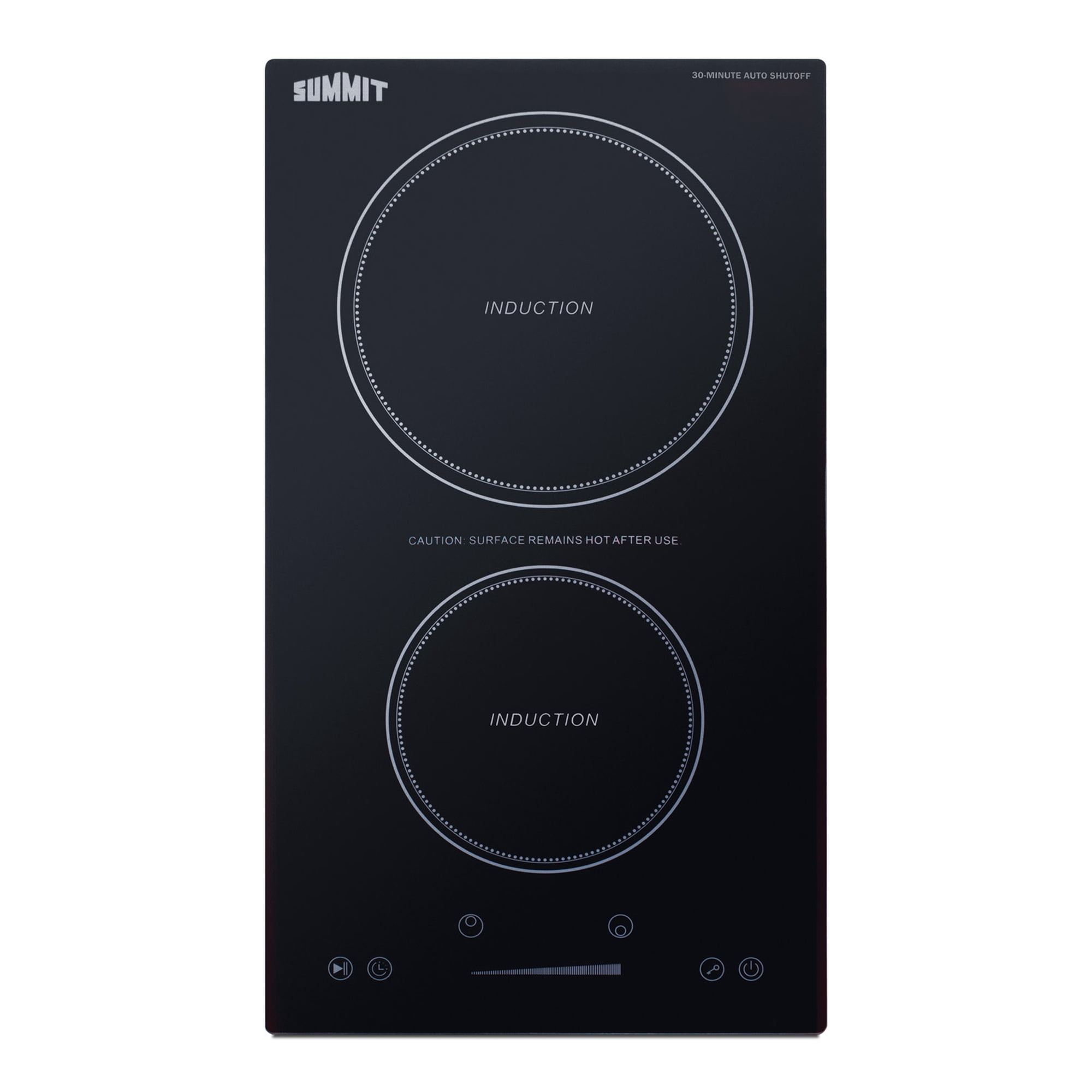 Summit Sinch115v2 12" Wide 2 Burner Electric Cooktop - Black