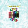 thumbnail image 4 of Inktastic Time to Get Cray Cray Crayons Humor Boys or Girls Baby Bodysuit, 4 of 5