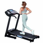 GASKY Treadmill Auto Incline with 12 Level 15 Preset Training Programs Folding Treadmill 2.5 HP Powerful Motor Exercise Equipment for Running Jogging Walking 220lbs