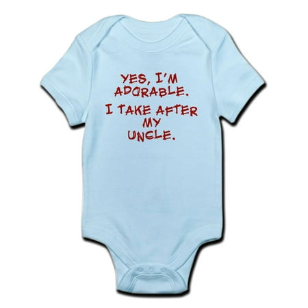 CafePress - Adorable Like My Uncle Infant Bodysuit - Baby Light