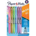 thumbnail image 1 of Stylos Gel, Pointe Moyenne (0.7 mm), Couleurs Assorties, 6 Unités, 1 of 4