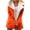 Orange womens coat, variant on wycnly Womens Plush Coat Overcoat for Women Warm Thickened Plush Lined Loose Jacket Casual Solid Button Down Lapel Long Sleeve Coats Outwear with Pocket Winter Plush Coat