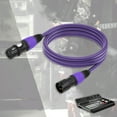 thumbnail image 4 of Cable Extensión para Micrófono Altavoz XLR Chapado en Oro 3 Pines, 4 of 9