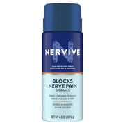 Nervive Pain Relieving Spray, Max Strength Topical Pain Reliever with Lidocaine and Menthol for Toes, Feet, Fingers, Hands, Legs & Arms, 4.5oz