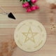 thumbnail image 4 of Tablero de péndulo Tablero de radiestesia Suministros de altar Adorno Estrella Sol Luna Wiccan Redondo A, 4 of 9