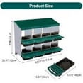 thumbnail image 4 of Nesting Boxes for Chickens, Chicken Nesting Box, Roll Away Nesting Box, Chicken Laying Boxes, Nesting Box for Hens with Lid Cover for Chicken Coop, 4 of 7