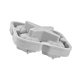 thumbnail image 3 of Molde de hielo de silicona antiadherente para hacer bolas de bricolaje Bandeja de moldes de hielo para el hogar, cocina, suministros para hacer bebidas, gris claro Guardurnaity HA004090-01, 3 of 7