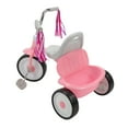 thumbnail image 4 of Kids Tricycle Age 2 3 4 Years Old, Kids Trike with Back Basket and Removable Pedal, 3 Wheel Bike Riding Toy Gift for Girls, 4 of 8