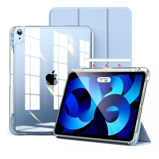 Funda para iPad Pro 12.9 / Air 13 M2 Smart Cover Soporte Color Azul Cielo MR. GADGETS