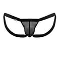 thumbnail image 3 of CandyMan Fashion Thongs Color Black Size S/M, 3 of 5