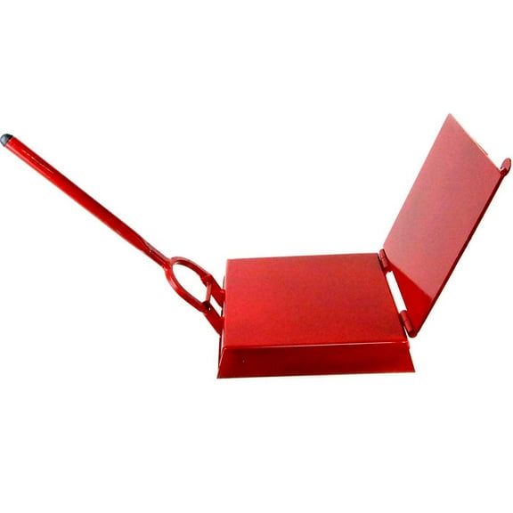 Made in Mexico Red Manual Flower/Corn All Metal Tortilla Maker Press 12x12 inch Square