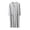 Gray, variant on Unisex Soft Robe Button Down House Coat V Neck Comfy 3/4 Sleeve Pajamas for Post Surgery Lounge Sleepwear