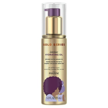 Pantene Gold Series Intense Hydrating Oil, All Hair Types, 3.2 fl oz