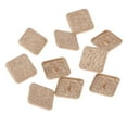 thumbnail image 3 of GUOOL 10pcs Golden Square Shank Button Sewing Fastener 2x2cm Jeans Bags Hats Accessory, 3 of 9