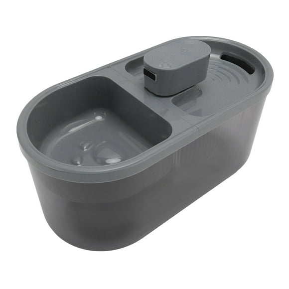 2 En 1 Dispensador De Agua Y Alimentos De Gato, Diseño De Filtro Incorporado 4.5L Use Versátiles De Alta Capacidad Utilice La Fuente De Bebida De Mascotas Automática Y El Tazón