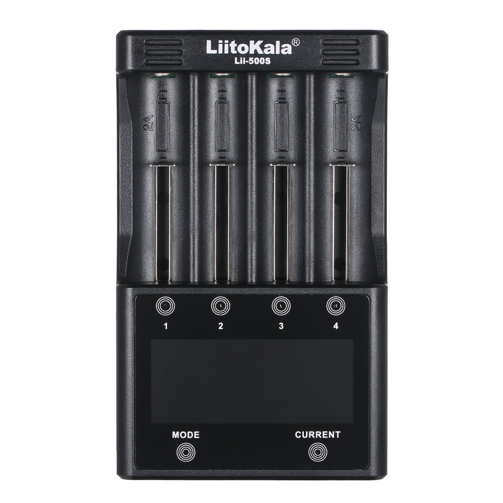LiitoKala Lii-500S Portable Battery Charging Kit 4 Slots with Touching O5L4 
