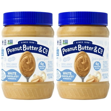 Peanut Butter & Co, White Chocolate Wonderful Flavored Peanut Butter Spread, 16 oz., 2 Pack
