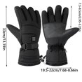 thumbnail image 3 of Yhsdtq,Ends Tonight,Heated Riding Gloves, Winter Outdoor Warm, Touch Screen, Windproof Insulation, Full Zip Design, For Skiing Fishing, 10-Hour Battery, Waterproof Fabric, Sports Gear, 3 of 9