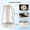 thumbnail image 4 of CREWORKS Professional Jewelry Cleaning Machine, 2L Jewelry Cleaning Ultrasonic Machine with Heater & Timer, Digital Sonic Cleaning Machine for Cleani, 4 of 6